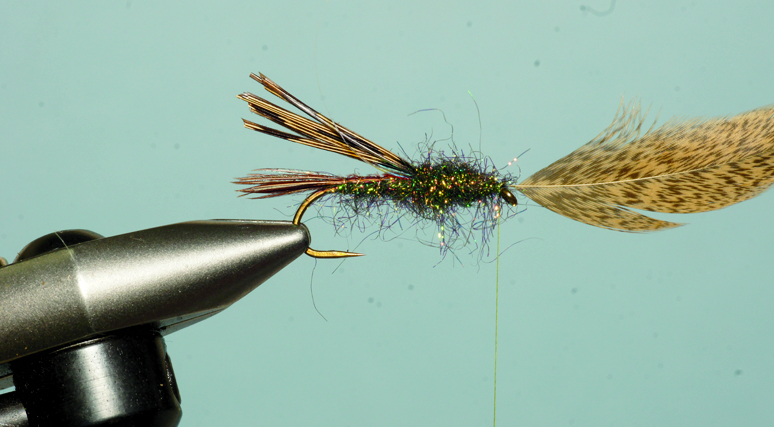 Step 5 tying instructions for the Fly Craft Fullback