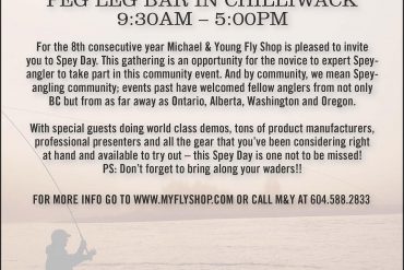 April 13 is M&Y's 8th Annual Spey Day