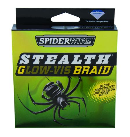 Spiderwire Stealth Glo-Vis Braided Line