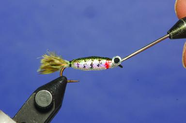 Step 6 tying instructions for the Foam Minnow