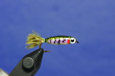 Step 7 tying instructions for the Foam Minnow