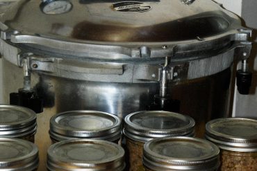 Canned ground venison straight out of the pressure canner