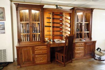 Amish Made Custom Gun Cabinet