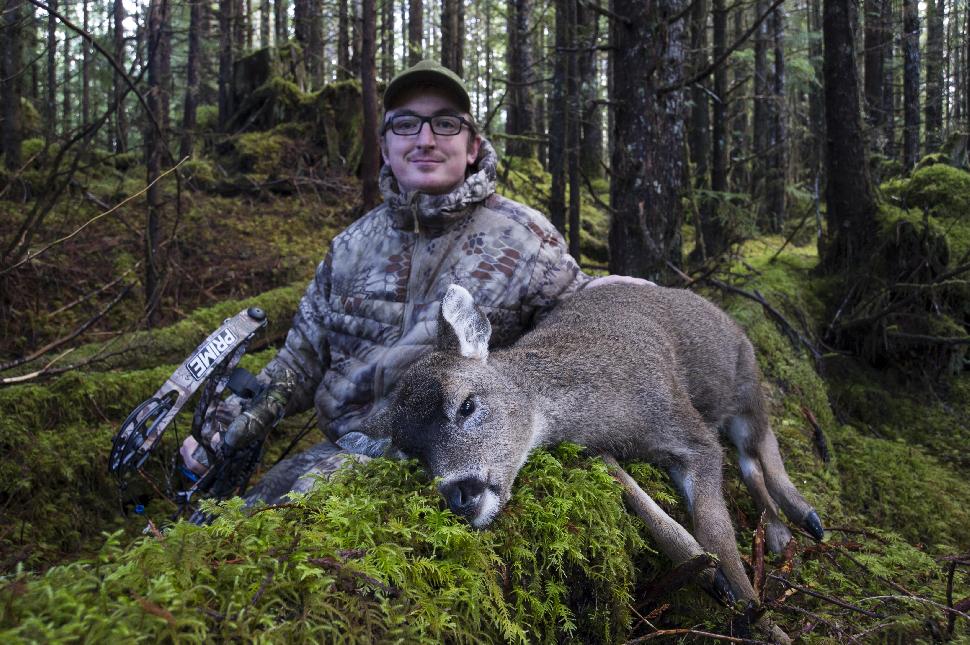 Blacktail shot with a bow