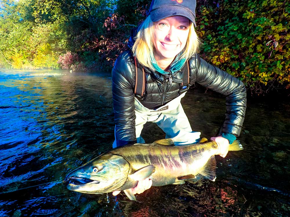 I wanted to try fly fishing in Campbell River since it’s known as the salmon capital of the world.