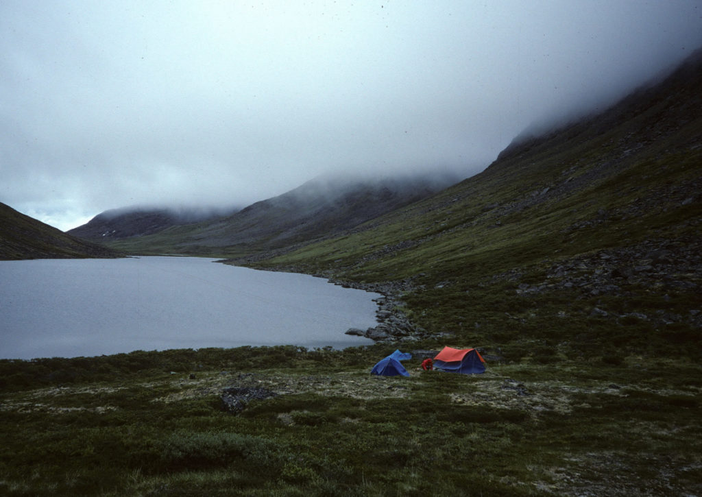 High elevation lakes provide an excellent point of access to sheep country and offer a perfect location for a sheep hunting base camp.