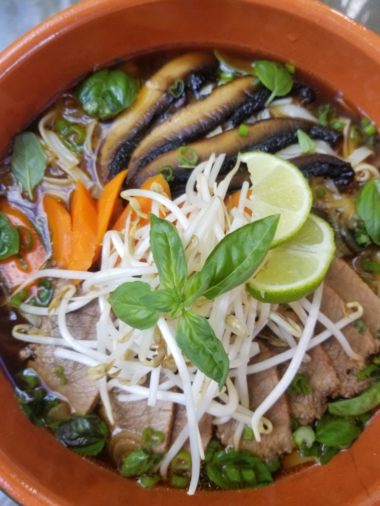 Elk Pho With Smoked Brisket