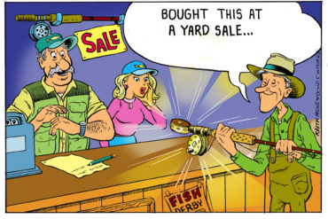 Collecting: A Measure Of Worth Back Cast Cartoon by Keith Milne
