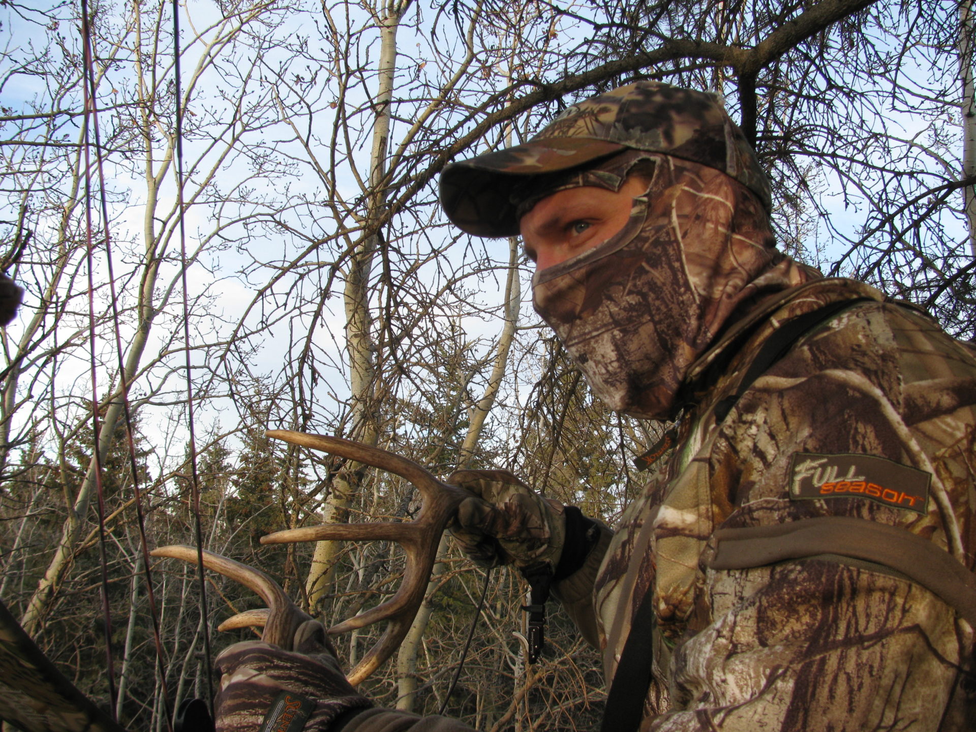 It’s a good idea to bring antlers with you for rattling, or a deer call. You might not need them, but if you spot a deer on another trail and he’s within earshot, it will be worth it to try.