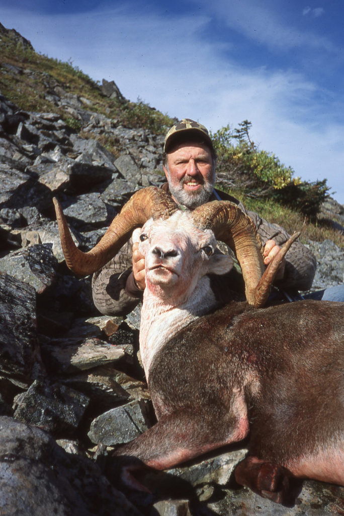 Lou with his once-in-a-lifetime, 40-inch ram.