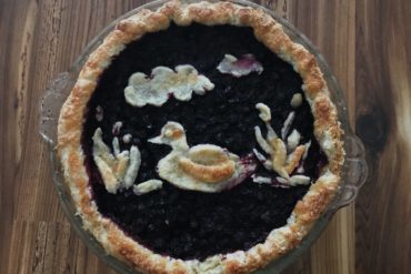 Huckleberry Pie. Credit: Raeanne O’Meara.