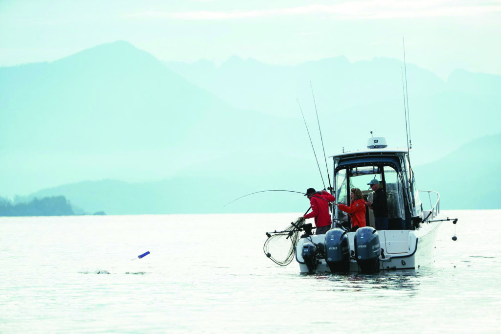 Nootka Sound is the largest remote fishing destination on Vancouver Island, measuring 64 kilometres across and almost 56 kilometres long.