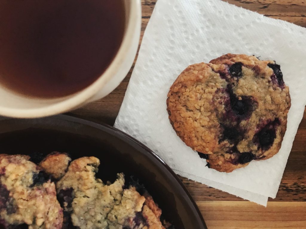 Huckleberry Oatmeal Cookies by Raeanne O’Meara.