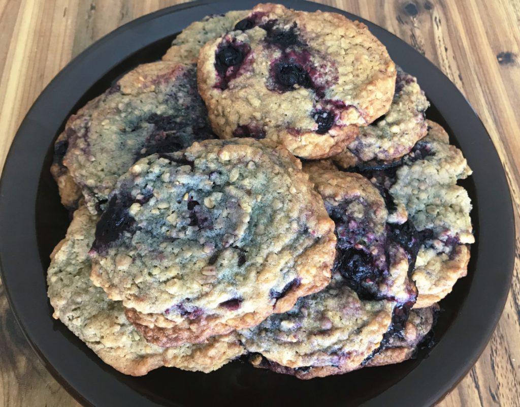 Huckleberry Oatmeal Cookies by Raeanne O’Meara.