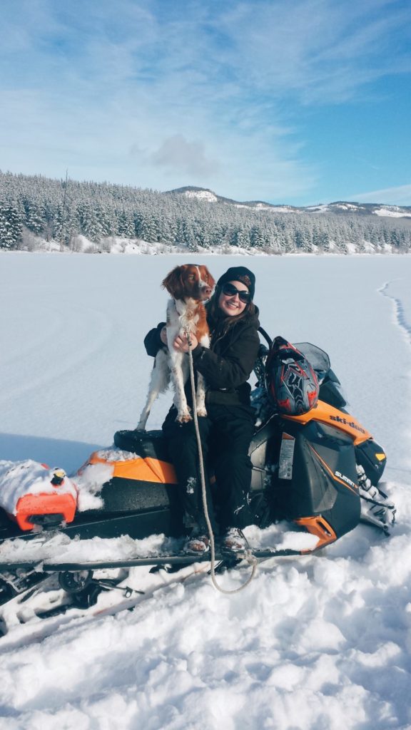 Ice-fishing.