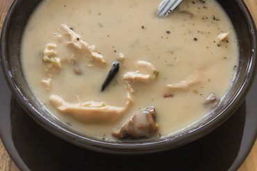 Creamy Wild Chicken & Rice Soup.