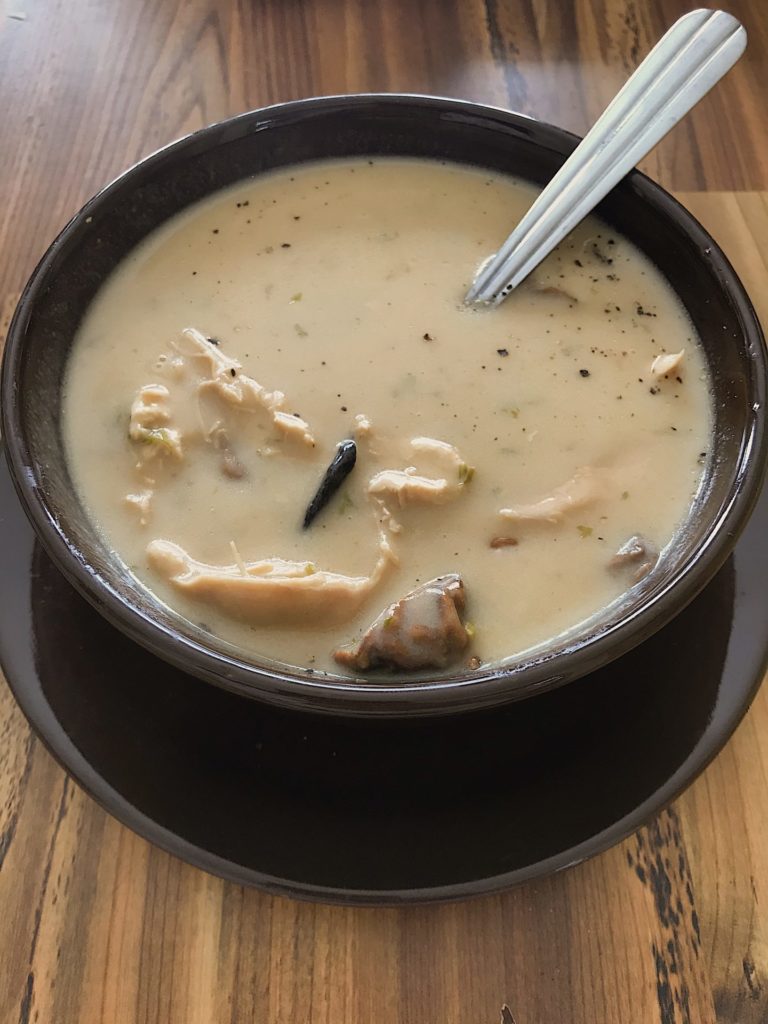 Creamy Wild Chicken & Rice Soup.