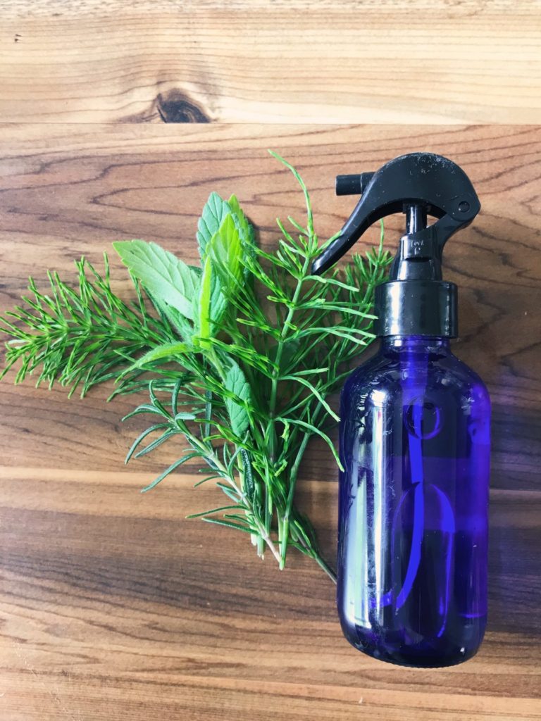 Hair spritz. Credit: Raeanne O’Meara.