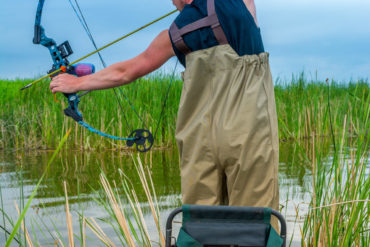 Bowfishing. Photo by Gord Nuttall.