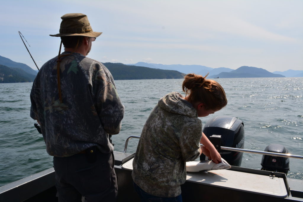 Fishing for food. Credit: Raeanne O’Meara.