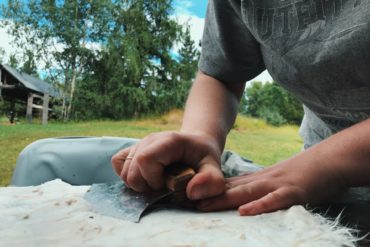 Using the whole animal. Photo by Raeanne O’Meara.