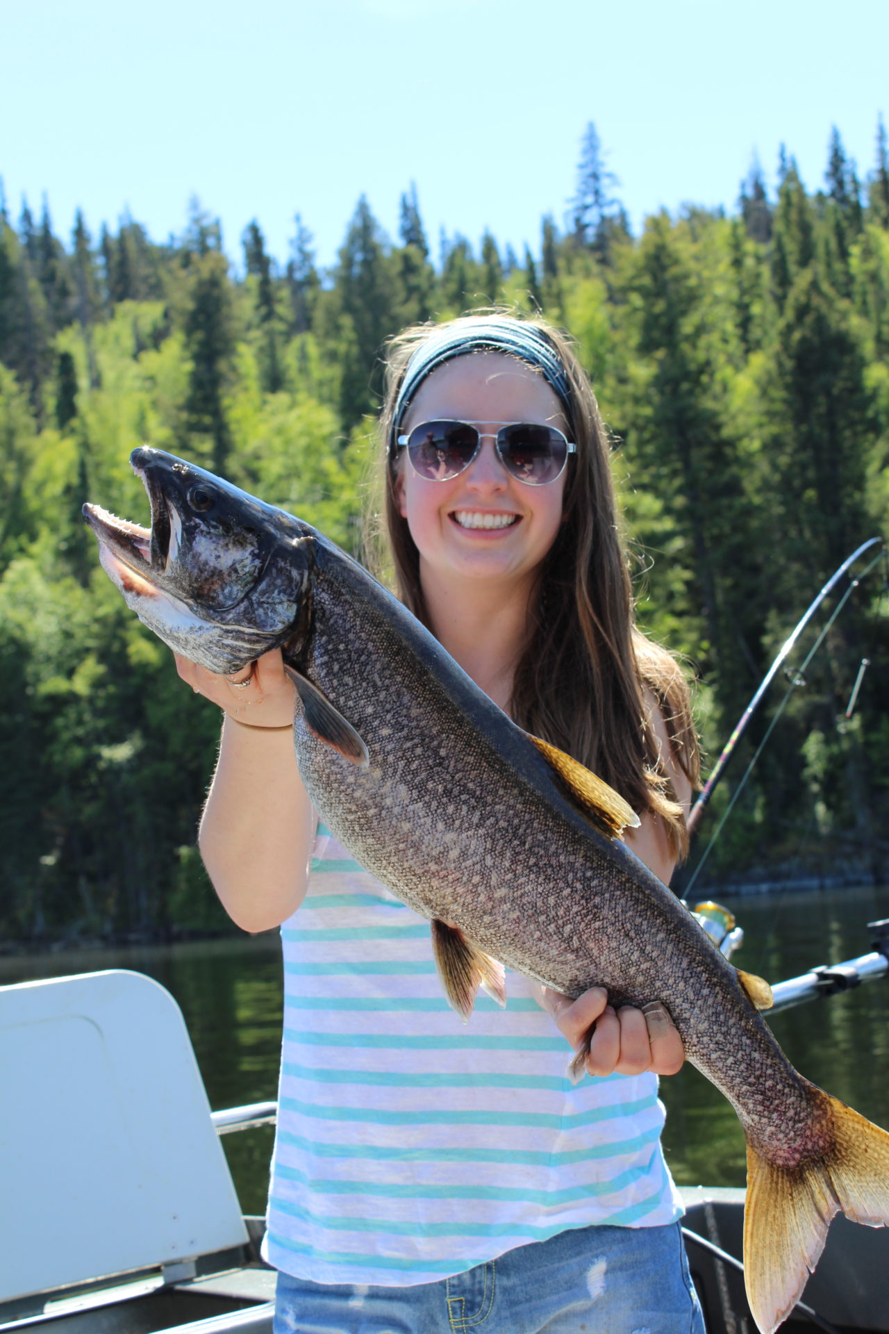 Trolling For Lake Trout On Francois Lake