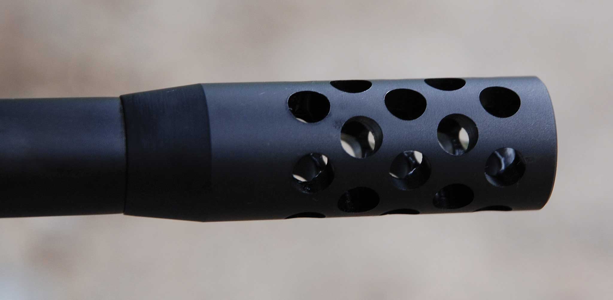 The Momentum’s muzzle brake significantly reduced recoil and muzzle jump.