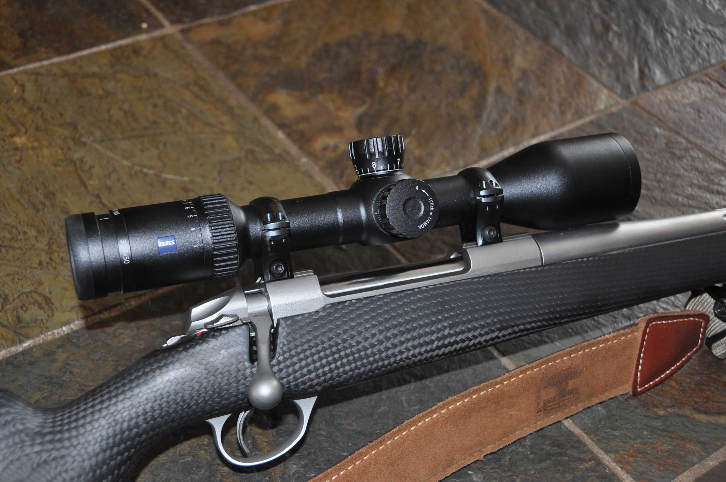 A scope with a high magnification range, like this 3-18x50 Zeiss V6, is perfect for the one-gun hunter.