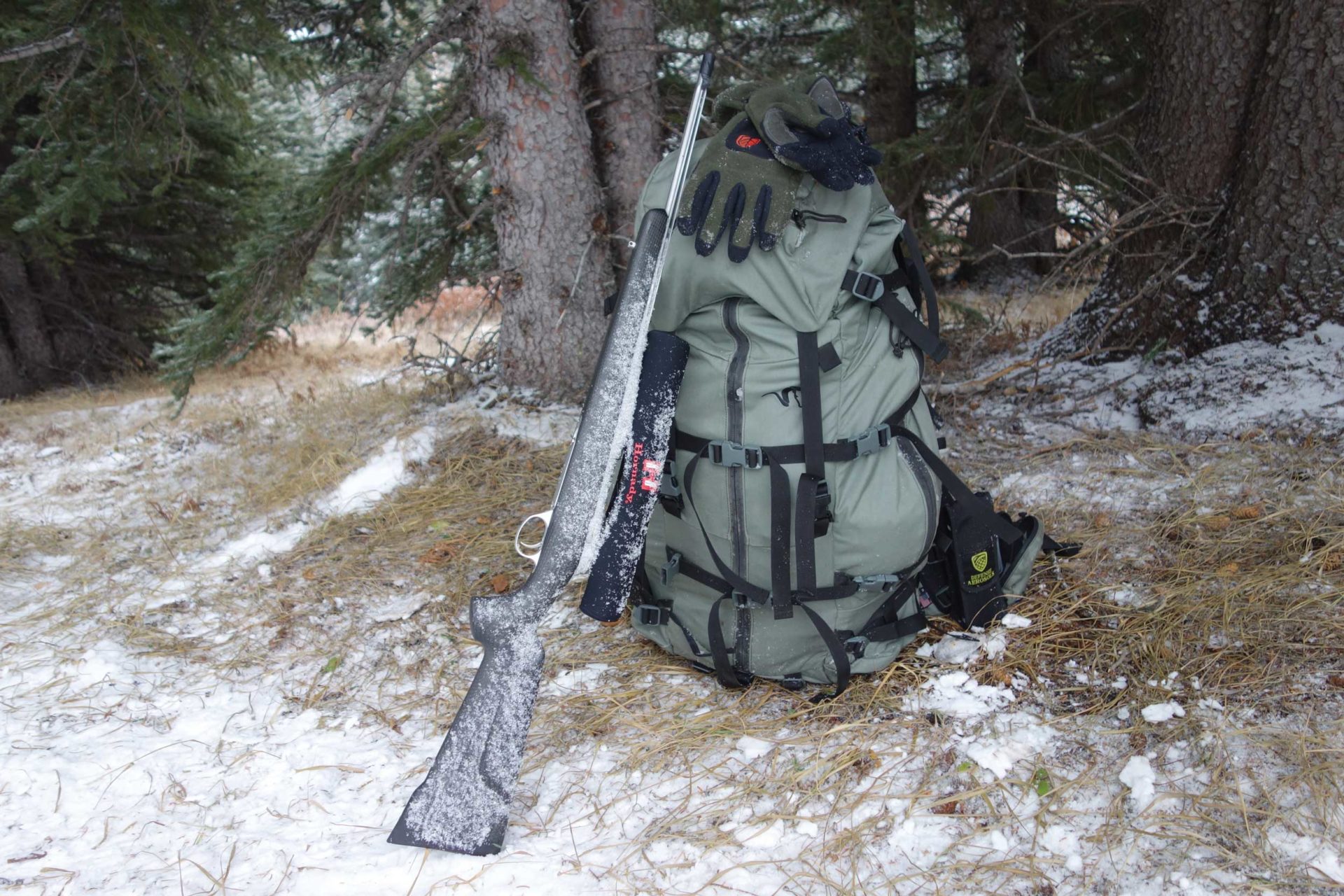 A composite stock and stainless barrel are a must.