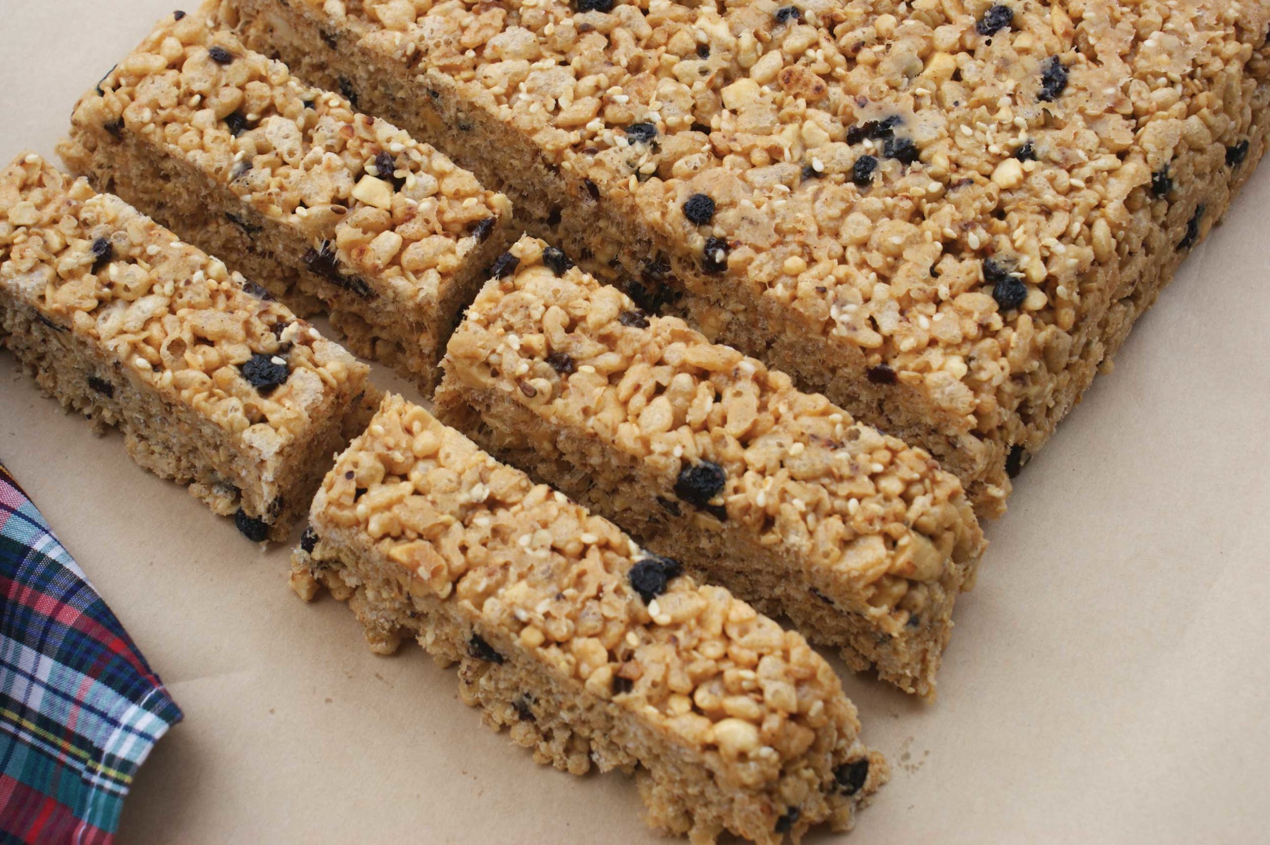 Crispy Rice & Sesame Bars