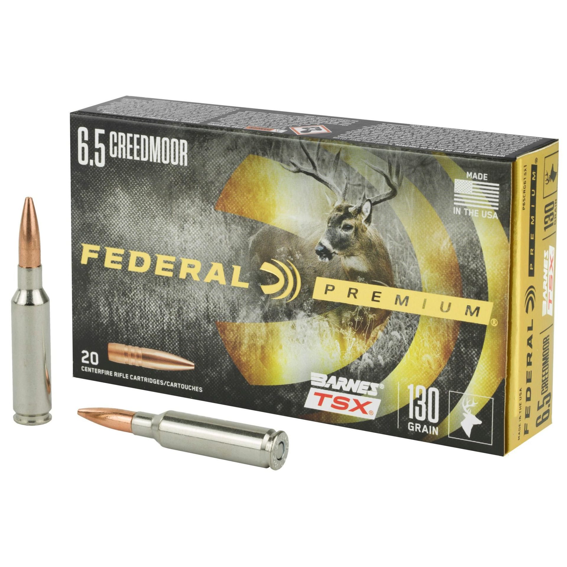 Federal Premium 130-grain Barnes TSX provided premium, varmint rifle-like accuracy and one-shot, dead-in-their-tracks kills on both an antelope and elk hunt.