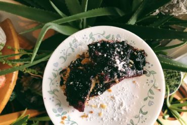 Huckleberry Shortbread Squares. Photo by Raeanne O’Meara.
