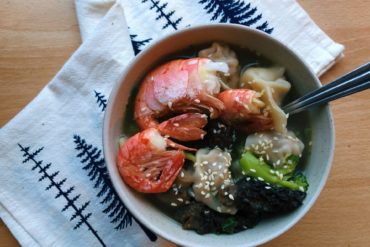 Wild wonton soup