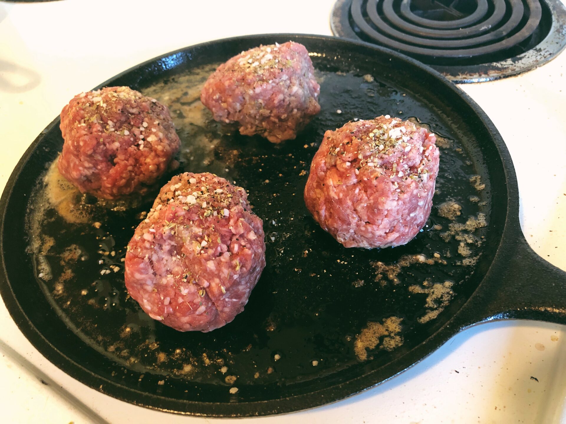 Venison Smash Burgers. Credit: Raeanne O’Meara.