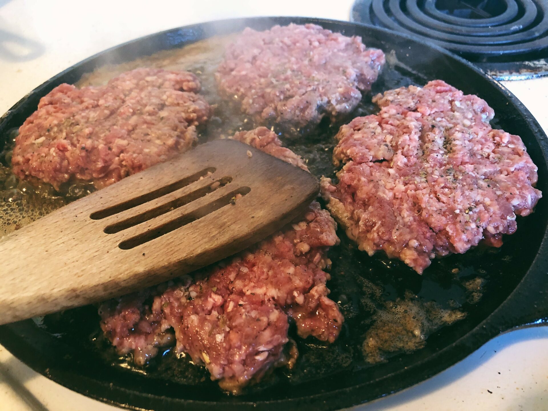 Venison Smash Burgers. Credit: Raeanne O’Meara.