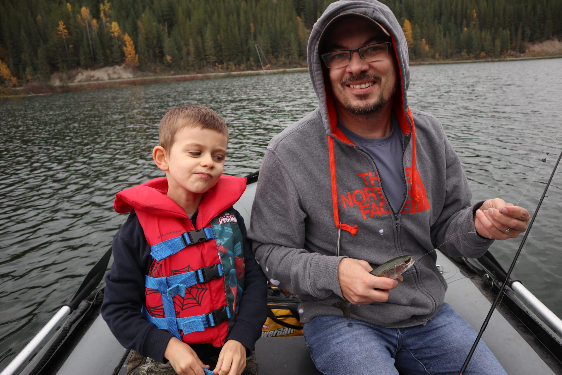 Our RV trip was packed with great memories, including Conall’s first fish.