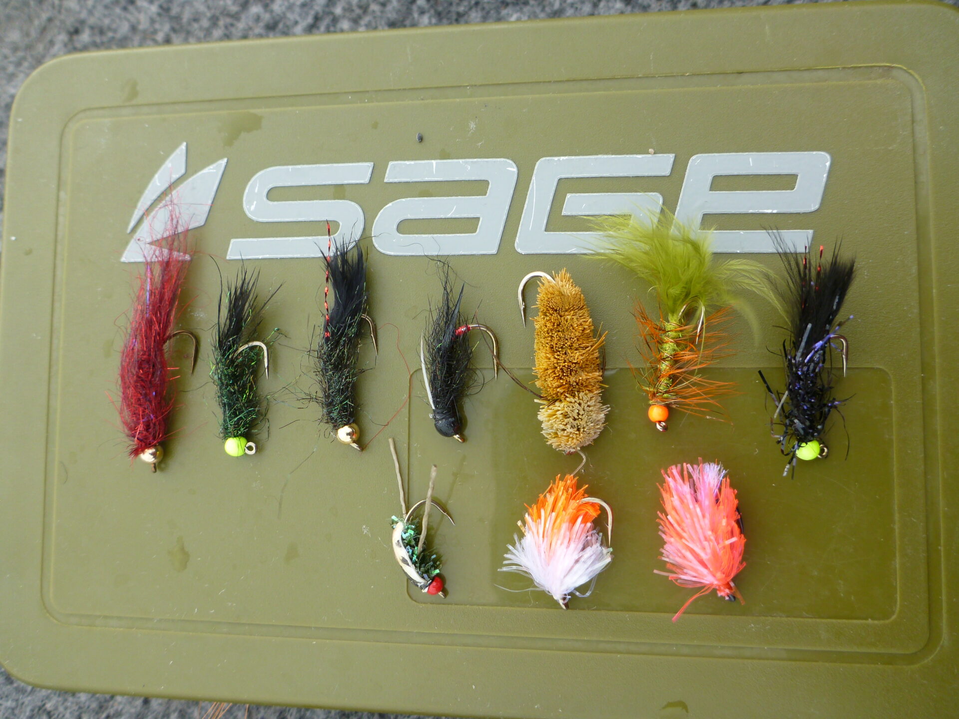 A selection of summertime fly patterns.