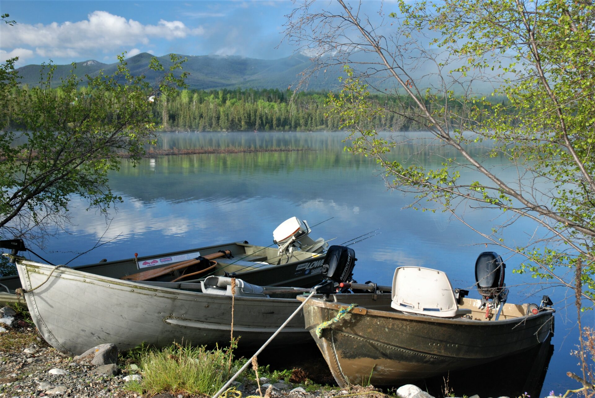 It pays to have several rods already rigged up for fishing a new lake, that way you won’t waste time switching gear to find what works.