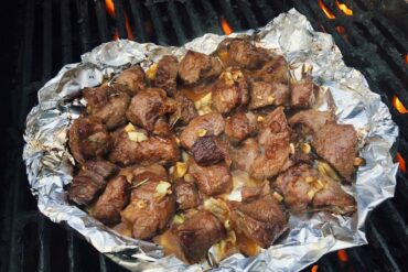 Deconstructed Whiskey Moose Kabobs. Credit: Raeanne O’Meara.