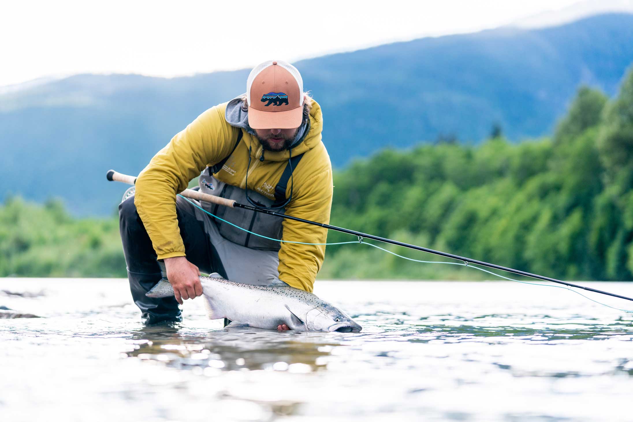 You’ll be hooked once you try fishing for kings with a spey rod. Photo by Chase White.