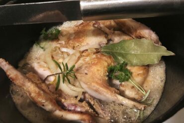 Beer-Braised Rabbit. Credit: Raeanne O’Meara.