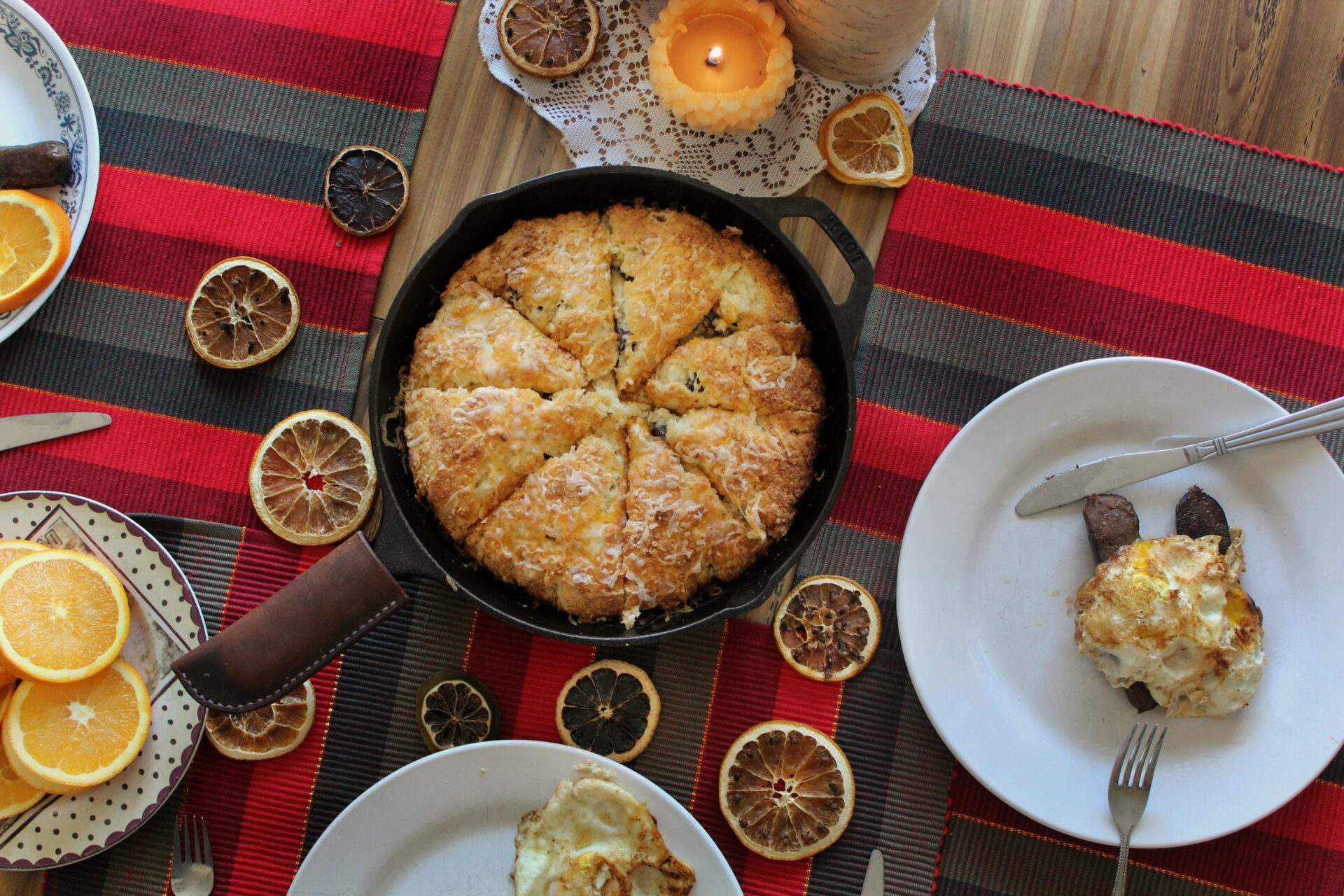 Wild Game Sausage & Cheese Breakfast Scones. Credit: Raeanne O’Meara.