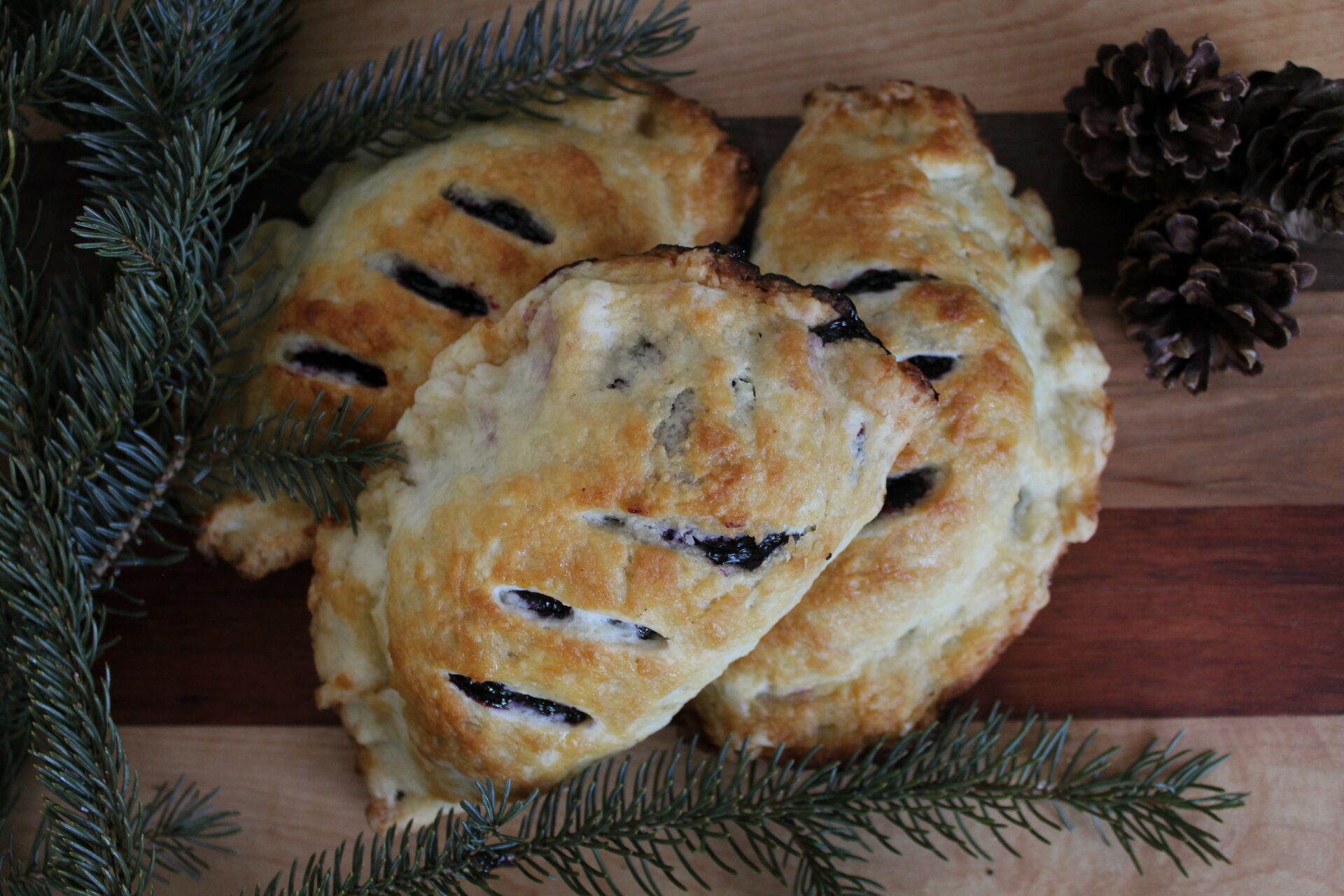 Huckleberry Hand Pies. Credit: Raeanne O’Meara.