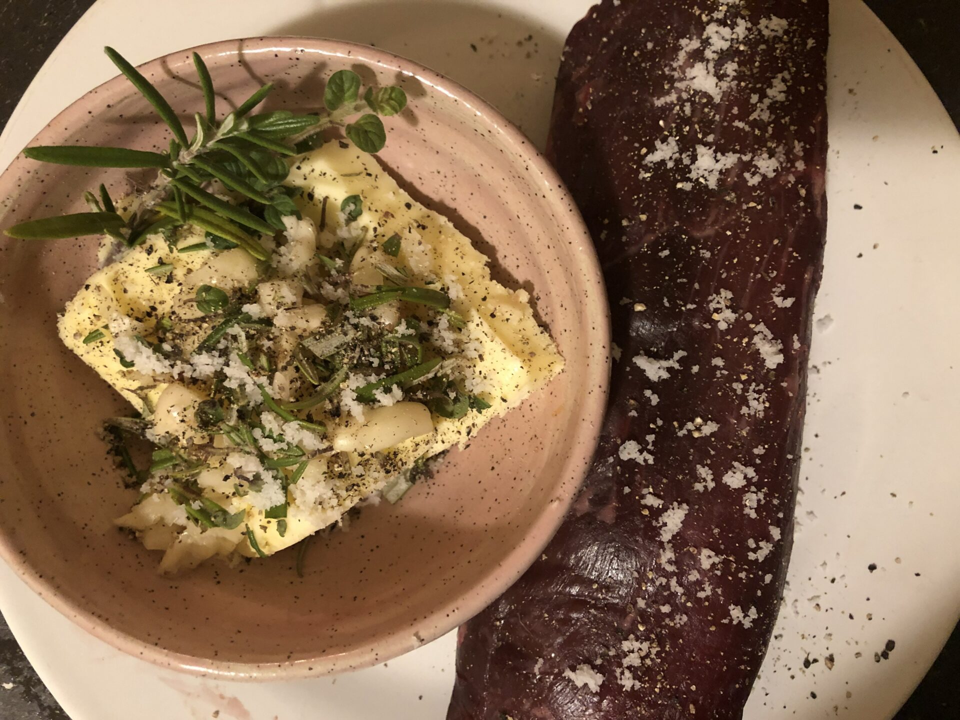 Herb Buttered Venison Roast with Cranberry Sauce. Credit: Raeanne O’Meara.