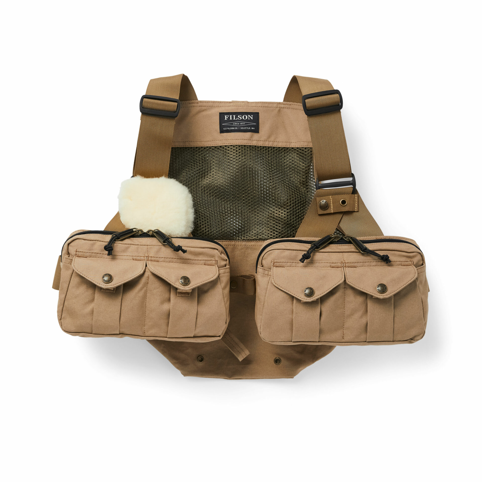 FILSON FISHING TACKLE PACK  Fishing boots, Fly fishing bag, Fly