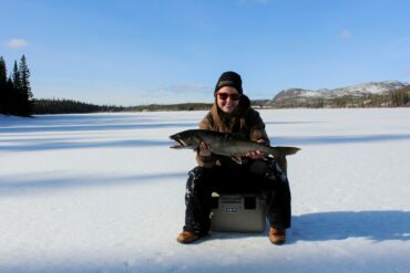 A Good Attitude by Raeanne O’Meara. Lake trout.