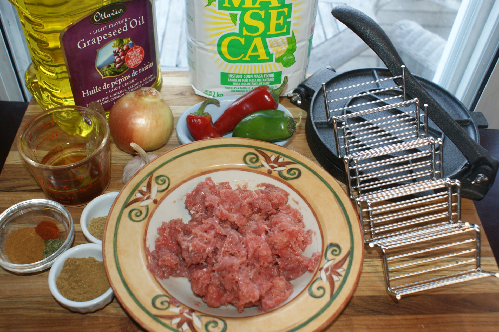 Turkey Hunter Tacos ingredients.