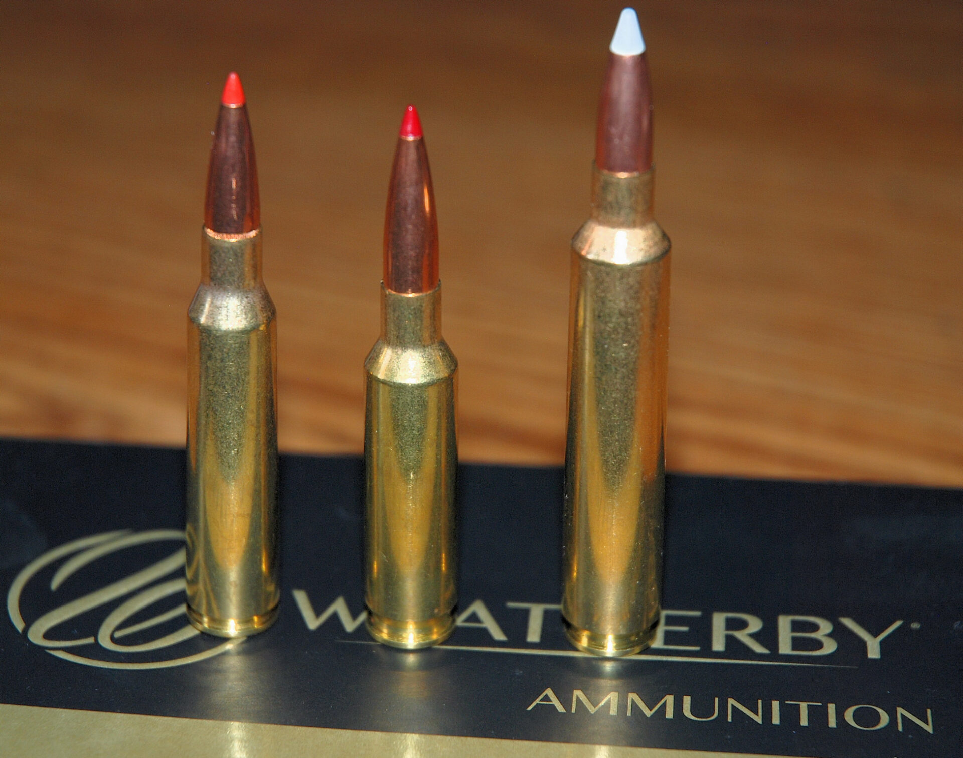 From left to right, the 6.5 Swedish Mauser and 6.5 Creedmoor, known as game getters, fall well short of matching the ballistics of the Weatherby 6.5 RPM. 