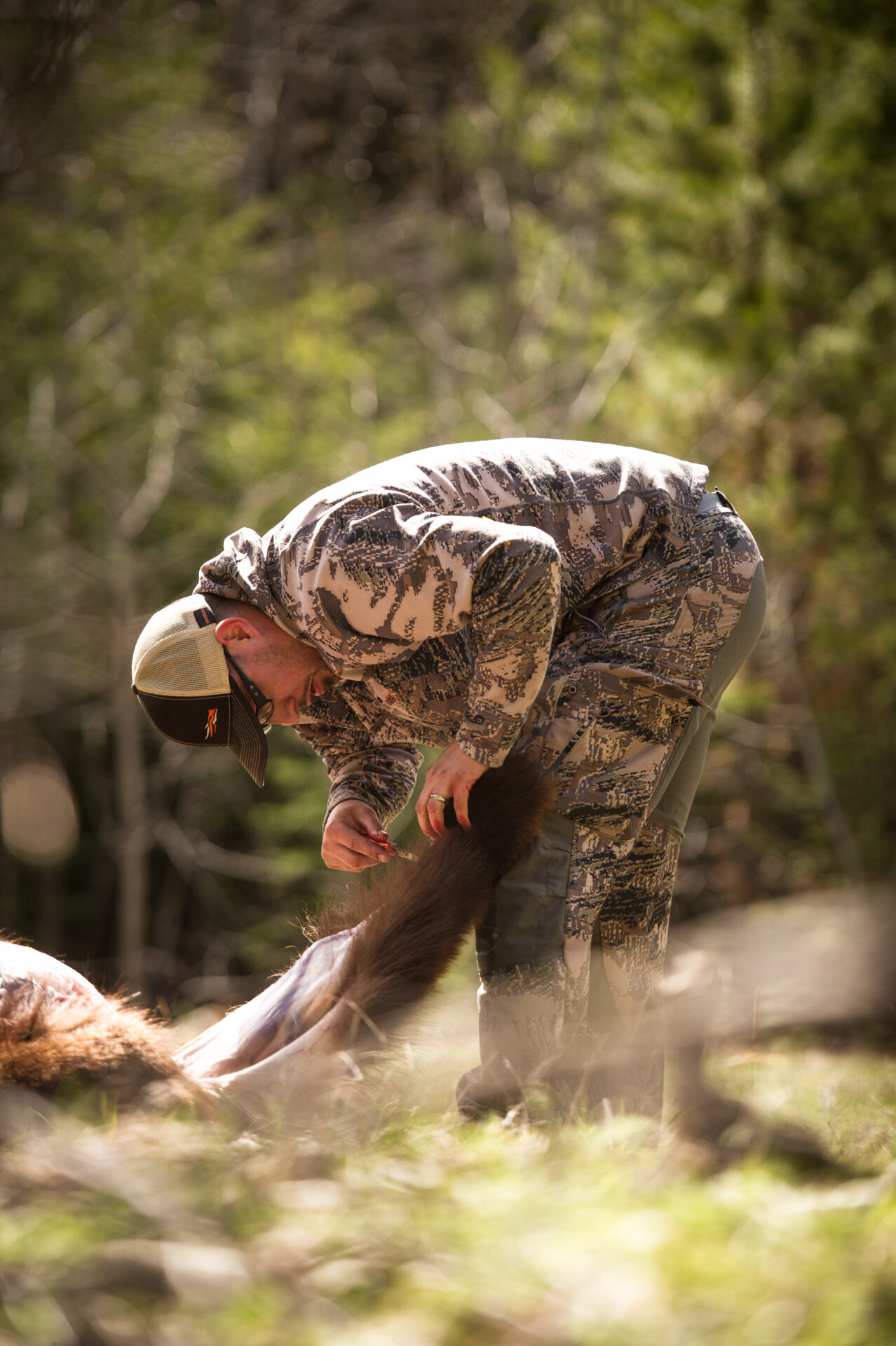 The dos and don’ts of handling big game for future preservation include skinning as soon as possible. Photo by Nick Trehearne.