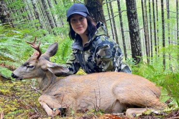 Holly recently took her first black-tailed deer.